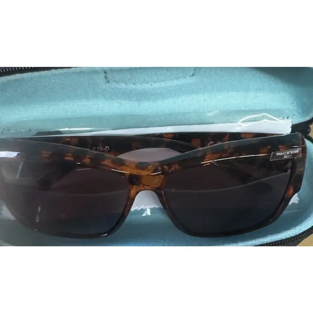 TheraSpecs Tahoe Migraine Light Sensitivity Glasses V40 Tortoise- New With Case